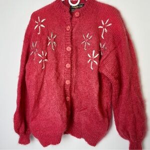 Double M Cardigan Sweater Hand Crafted in Ireland